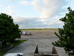 Rückflug  Der Flughafen in Punta Canana (DOM).